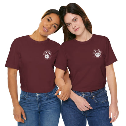 Basic Tee in Maroon