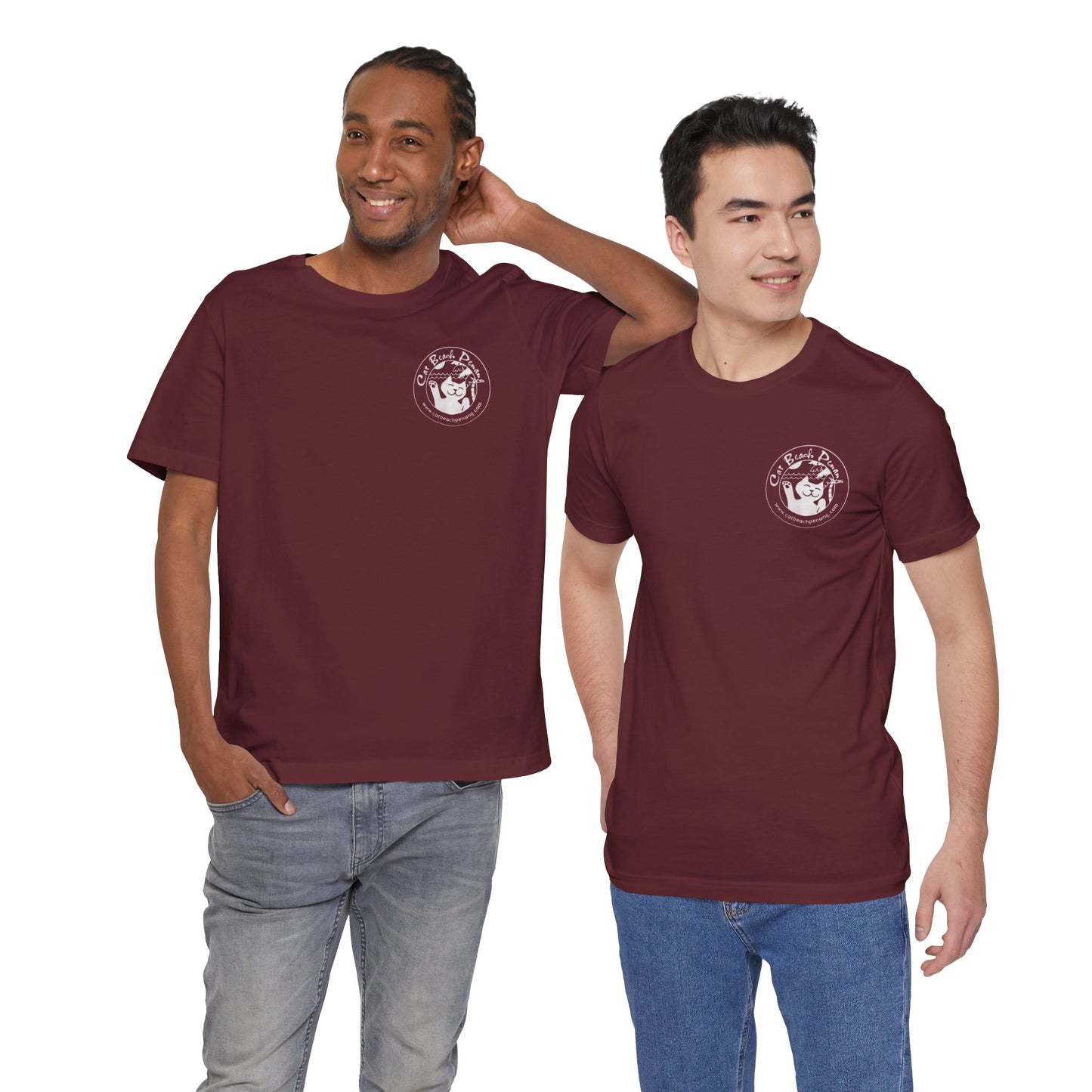 Basic Tee in Maroon