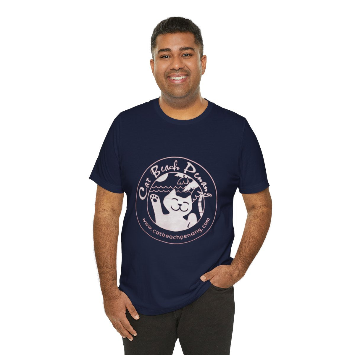 Bold Tee in Navy