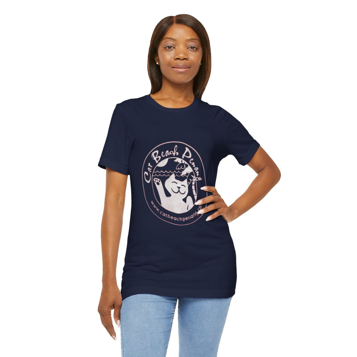 Bold Tee in Navy