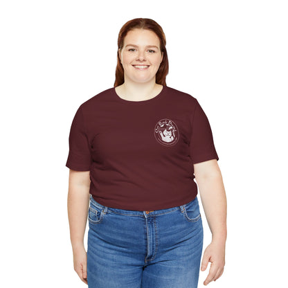 Basic Tee in Maroon